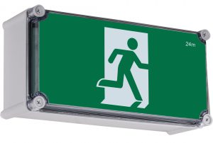 Low temperature exit sign